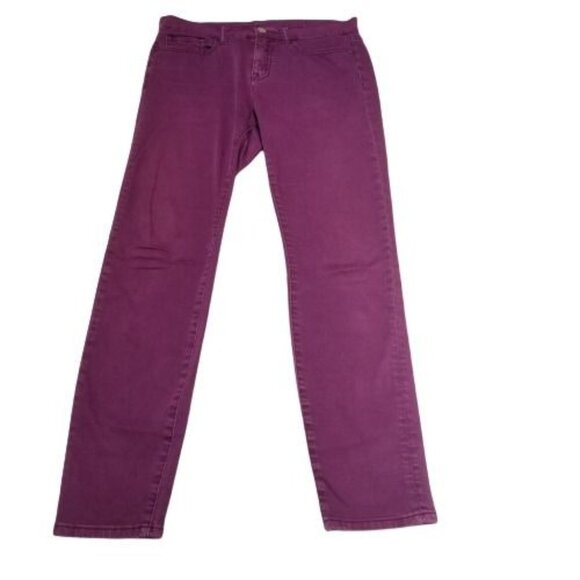 Urban Outfitters BGD Womens Mid-Rise Skinny Ankle Jeans Size 28W 30L Purple - Picture 1 of 8